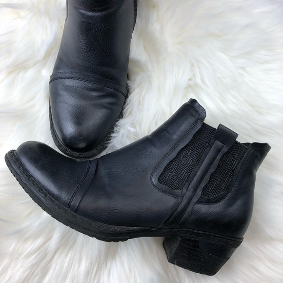 rieker black ankle boots